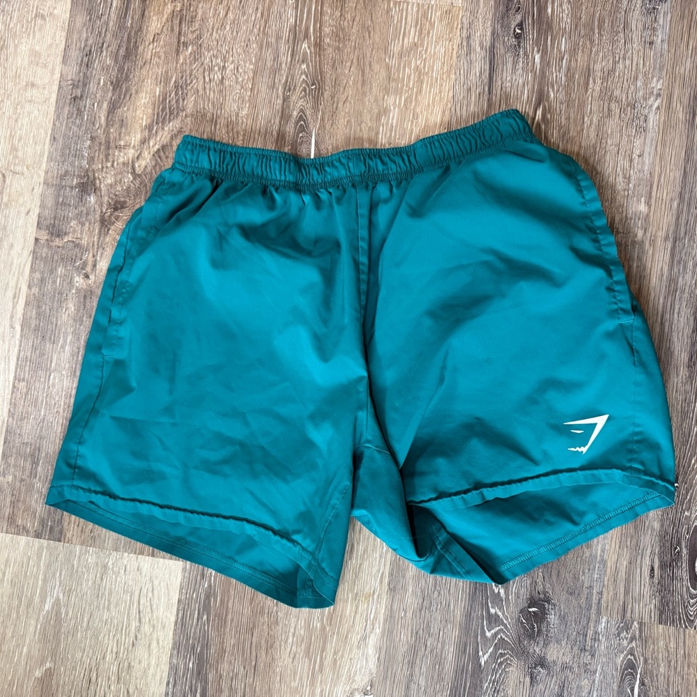 Gymshark Teal Athletic Training Shorts Size M